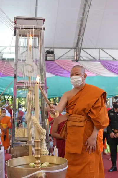 ประมวลภาพพิธีพุทธาภิเษกและเทวาภิเษกวัตถุมงคล วัดจุฬามณี ๑๘ มิถุนายน ๒๕๖๕