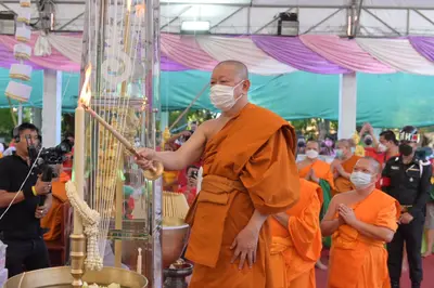 ประมวลภาพพิธีพุทธาภิเษกและเทวาภิเษกวัตถุมงคล วัดจุฬามณี ๑๘ มิถุนายน ๒๕๖๕