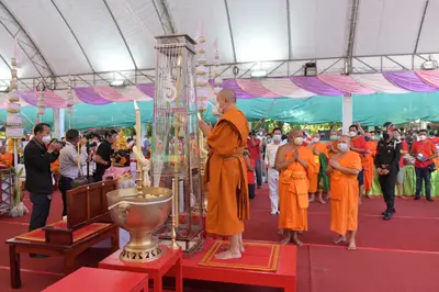 ประมวลภาพพิธีพุทธาภิเษกและเทวาภิเษกวัตถุมงคล วัดจุฬามณี ๑๘ มิถุนายน ๒๕๖๕