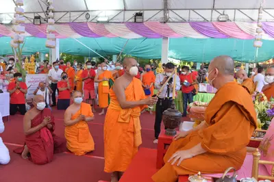 ประมวลภาพพิธีพุทธาภิเษกและเทวาภิเษกวัตถุมงคล วัดจุฬามณี ๑๘ มิถุนายน ๒๕๖๕