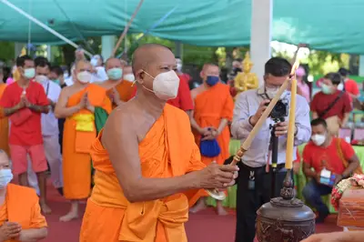 ประมวลภาพพิธีพุทธาภิเษกและเทวาภิเษกวัตถุมงคล วัดจุฬามณี ๑๘ มิถุนายน ๒๕๖๕