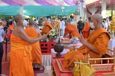 ประมวลภาพพิธีพุทธาภิเษกและเทวาภิเษกวัตถุมงคล วัดจุฬามณี ๑๘ มิถุนายน ๒๕๖๕