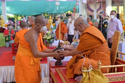 ประมวลภาพพิธีพุทธาภิเษกและเทวาภิเษกวัตถุมงคล วัดจุฬามณี ๑๘ มิถุนายน ๒๕๖๕