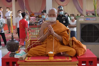 ประมวลภาพพิธีพุทธาภิเษกและเทวาภิเษกวัตถุมงคล วัดจุฬามณี ๑๘ มิถุนายน ๒๕๖๕