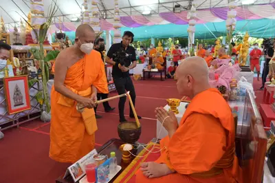 ประมวลภาพพิธีพุทธาภิเษกและเทวาภิเษกวัตถุมงคล วัดจุฬามณี ๑๘ มิถุนายน ๒๕๖๕