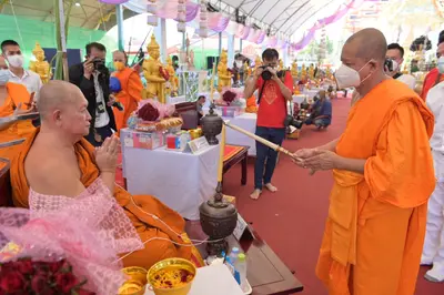 ประมวลภาพพิธีพุทธาภิเษกและเทวาภิเษกวัตถุมงคล วัดจุฬามณี ๑๘ มิถุนายน ๒๕๖๕