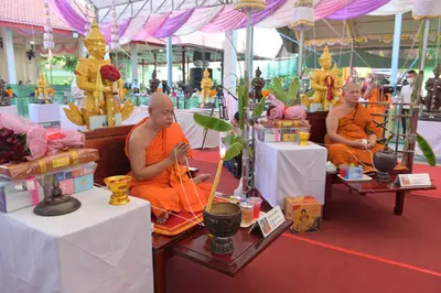 ประมวลภาพพิธีพุทธาภิเษกและเทวาภิเษกวัตถุมงคล วัดจุฬามณี ๑๘ มิถุนายน ๒๕๖๕