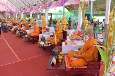 ประมวลภาพพิธีพุทธาภิเษกและเทวาภิเษกวัตถุมงคล วัดจุฬามณี ๑๘ มิถุนายน ๒๕๖๕