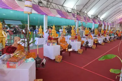 ประมวลภาพพิธีพุทธาภิเษกและเทวาภิเษกวัตถุมงคล วัดจุฬามณี ๑๘ มิถุนายน ๒๕๖๕