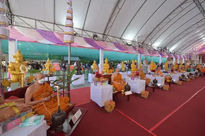 ประมวลภาพพิธีพุทธาภิเษกและเทวาภิเษกวัตถุมงคล วัดจุฬามณี ๑๘ มิถุนายน ๒๕๖๕