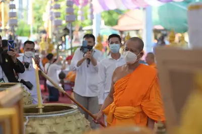ประมวลภาพพิธีพุทธาภิเษกและเทวาภิเษกวัตถุมงคล วัดจุฬามณี ๑๘ มิถุนายน ๒๕๖๕