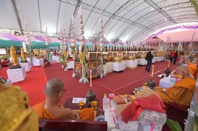 ประมวลภาพพิธีพุทธาภิเษกและเทวาภิเษกวัตถุมงคล วัดจุฬามณี ๑๘ มิถุนายน ๒๕๖๕