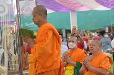 ประมวลภาพพิธีพุทธาภิเษกและเทวาภิเษกวัตถุมงคล วัดจุฬามณี ๑๘ มิถุนายน ๒๕๖๕