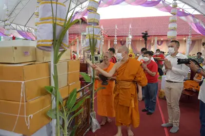 ประมวลภาพพิธีพุทธาภิเษกและเทวาภิเษกวัตถุมงคล วัดจุฬามณี ๑๘ มิถุนายน ๒๕๖๕