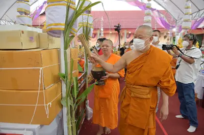 ประมวลภาพพิธีพุทธาภิเษกและเทวาภิเษกวัตถุมงคล วัดจุฬามณี ๑๘ มิถุนายน ๒๕๖๕