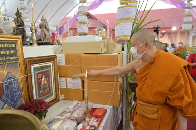 ประมวลภาพพิธีพุทธาภิเษกและเทวาภิเษกวัตถุมงคล วัดจุฬามณี ๑๘ มิถุนายน ๒๕๖๕
