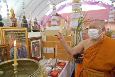 ประมวลภาพพิธีพุทธาภิเษกและเทวาภิเษกวัตถุมงคล วัดจุฬามณี ๑๘ มิถุนายน ๒๕๖๕