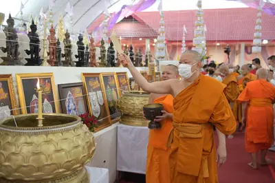 ประมวลภาพพิธีพุทธาภิเษกและเทวาภิเษกวัตถุมงคล วัดจุฬามณี ๑๘ มิถุนายน ๒๕๖๕