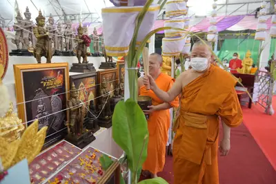 ประมวลภาพพิธีพุทธาภิเษกและเทวาภิเษกวัตถุมงคล วัดจุฬามณี ๑๘ มิถุนายน ๒๕๖๕