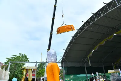 ประมวลภาพพิธีอัญเชิญพระประธานขึ้นประดิษฐาน วัดจุฬามณี ปี ๒๕๖๕