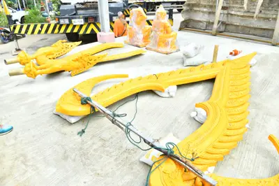 ประมวลภาพพิธีอัญเชิญพระประธานขึ้นประดิษฐาน วัดจุฬามณี ปี ๒๕๖๕