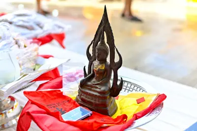 ประมวลภาพพิธีอัญเชิญพระประธานขึ้นประดิษฐาน วัดจุฬามณี ปี ๒๕๖๕