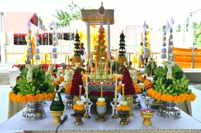 ประมวลภาพพิธีอัญเชิญพระประธานขึ้นประดิษฐาน วัดจุฬามณี ปี ๒๕๖๕