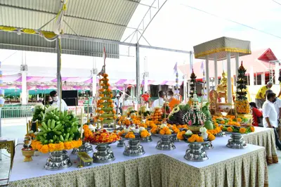 ประมวลภาพพิธีอัญเชิญพระประธานขึ้นประดิษฐาน วัดจุฬามณี ปี ๒๕๖๕