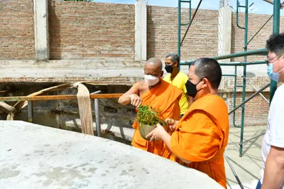 ประมวลภาพพิธีอัญเชิญพระประธานขึ้นประดิษฐาน วัดจุฬามณี ปี ๒๕๖๕