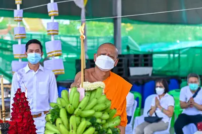 ประมวลภาพพิธีอัญเชิญพระประธานขึ้นประดิษฐาน วัดจุฬามณี ปี ๒๕๖๕