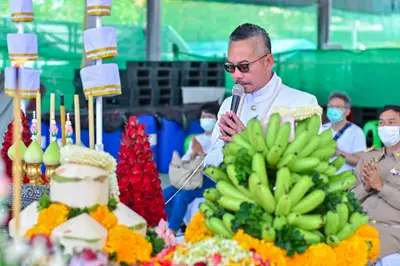 ประมวลภาพพิธีอัญเชิญพระประธานขึ้นประดิษฐาน วัดจุฬามณี ปี ๒๕๖๕