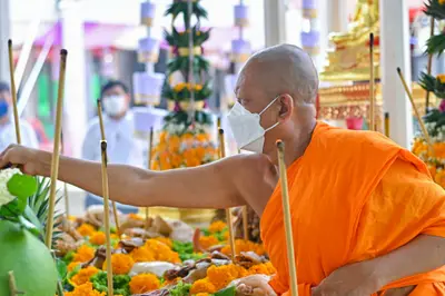 ประมวลภาพพิธีอัญเชิญพระประธานขึ้นประดิษฐาน วัดจุฬามณี ปี ๒๕๖๕