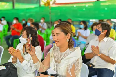 ประมวลภาพพิธีอัญเชิญพระประธานขึ้นประดิษฐาน วัดจุฬามณี ปี ๒๕๖๕
