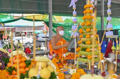 ประมวลภาพพิธีอัญเชิญพระประธานขึ้นประดิษฐาน วัดจุฬามณี ปี ๒๕๖๕