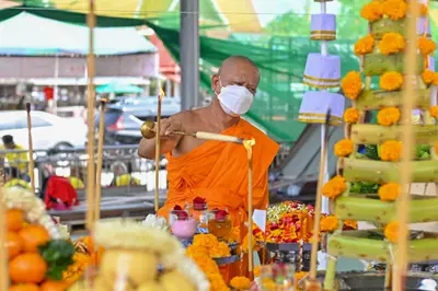 ประมวลภาพพิธีอัญเชิญพระประธานขึ้นประดิษฐาน วัดจุฬามณี ปี ๒๕๖๕