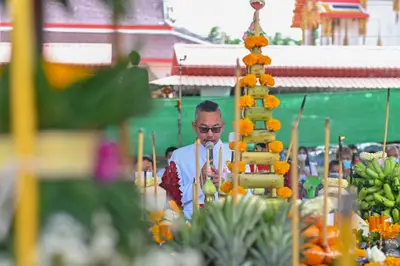ประมวลภาพพิธีอัญเชิญพระประธานขึ้นประดิษฐาน วัดจุฬามณี ปี ๒๕๖๕