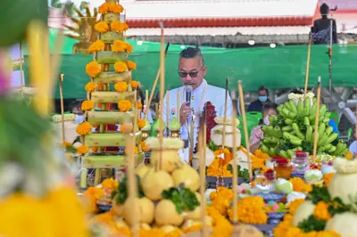ประมวลภาพพิธีอัญเชิญพระประธานขึ้นประดิษฐาน วัดจุฬามณี ปี ๒๕๖๕