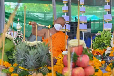 ประมวลภาพพิธีอัญเชิญพระประธานขึ้นประดิษฐาน วัดจุฬามณี ปี ๒๕๖๕