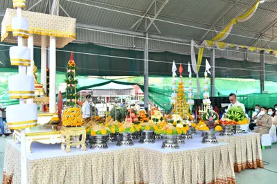 ประมวลภาพพิธีอัญเชิญพระประธานขึ้นประดิษฐาน วัดจุฬามณี ปี ๒๕๖๕