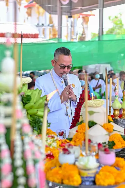 ประมวลภาพพิธีอัญเชิญพระประธานขึ้นประดิษฐาน วัดจุฬามณี ปี ๒๕๖๕