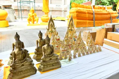 ประมวลภาพพิธีอัญเชิญพระประธานขึ้นประดิษฐาน วัดจุฬามณี ปี ๒๕๖๕