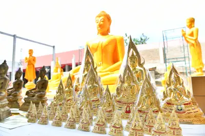 ประมวลภาพพิธีอัญเชิญพระประธานขึ้นประดิษฐาน วัดจุฬามณี ปี ๒๕๖๕