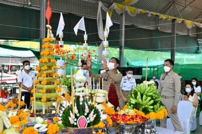 ประมวลภาพพิธีอัญเชิญพระประธานขึ้นประดิษฐาน วัดจุฬามณี ปี ๒๕๖๕