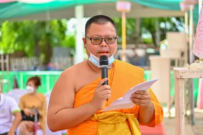 ประมวลภาพพิธีอัญเชิญพระประธานขึ้นประดิษฐาน วัดจุฬามณี ปี ๒๕๖๕