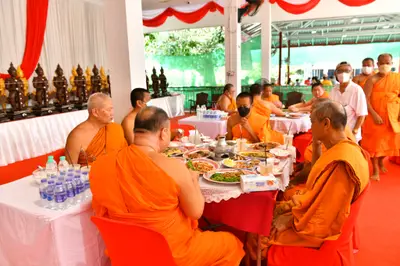 ประมวลภาพพิธีอัญเชิญพระประธานขึ้นประดิษฐาน วัดจุฬามณี ปี ๒๕๖๕