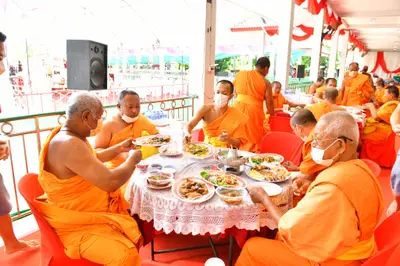 ประมวลภาพพิธีอัญเชิญพระประธานขึ้นประดิษฐาน วัดจุฬามณี ปี ๒๕๖๕