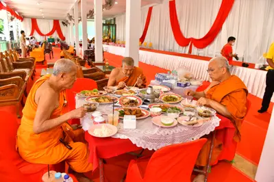 ประมวลภาพพิธีอัญเชิญพระประธานขึ้นประดิษฐาน วัดจุฬามณี ปี ๒๕๖๕