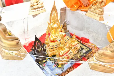 ประมวลภาพพิธีอัญเชิญพระประธานขึ้นประดิษฐาน วัดจุฬามณี ปี ๒๕๖๕
