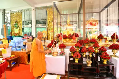 ประมวลภาพพิธีอัญเชิญพระประธานขึ้นประดิษฐาน วัดจุฬามณี ปี ๒๕๖๕
