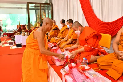 ประมวลภาพพิธีอัญเชิญพระประธานขึ้นประดิษฐาน วัดจุฬามณี ปี ๒๕๖๕